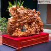 Tượng Song Phúc Gỗ Hương Cao 70 (cm)