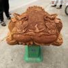 Tượng Thiềm Thừ Gỗ Ngọc Am Cao 74 (cm)