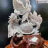 Tượng Tiên Hạc Cưỡi Long Quy Ngọc Serpentine Cao 36(cm)