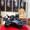 Tượng Tỳ Hưu Gỗ Mun Sừng Ngang 40 (cm)
