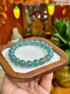 Vòng Băng Lam Ngọc Hạt 9.8 (mm)