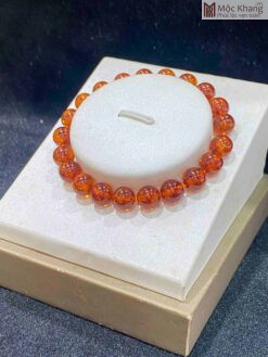 Vòng Tay Hổ Phách Hạt 7,8 (mm)