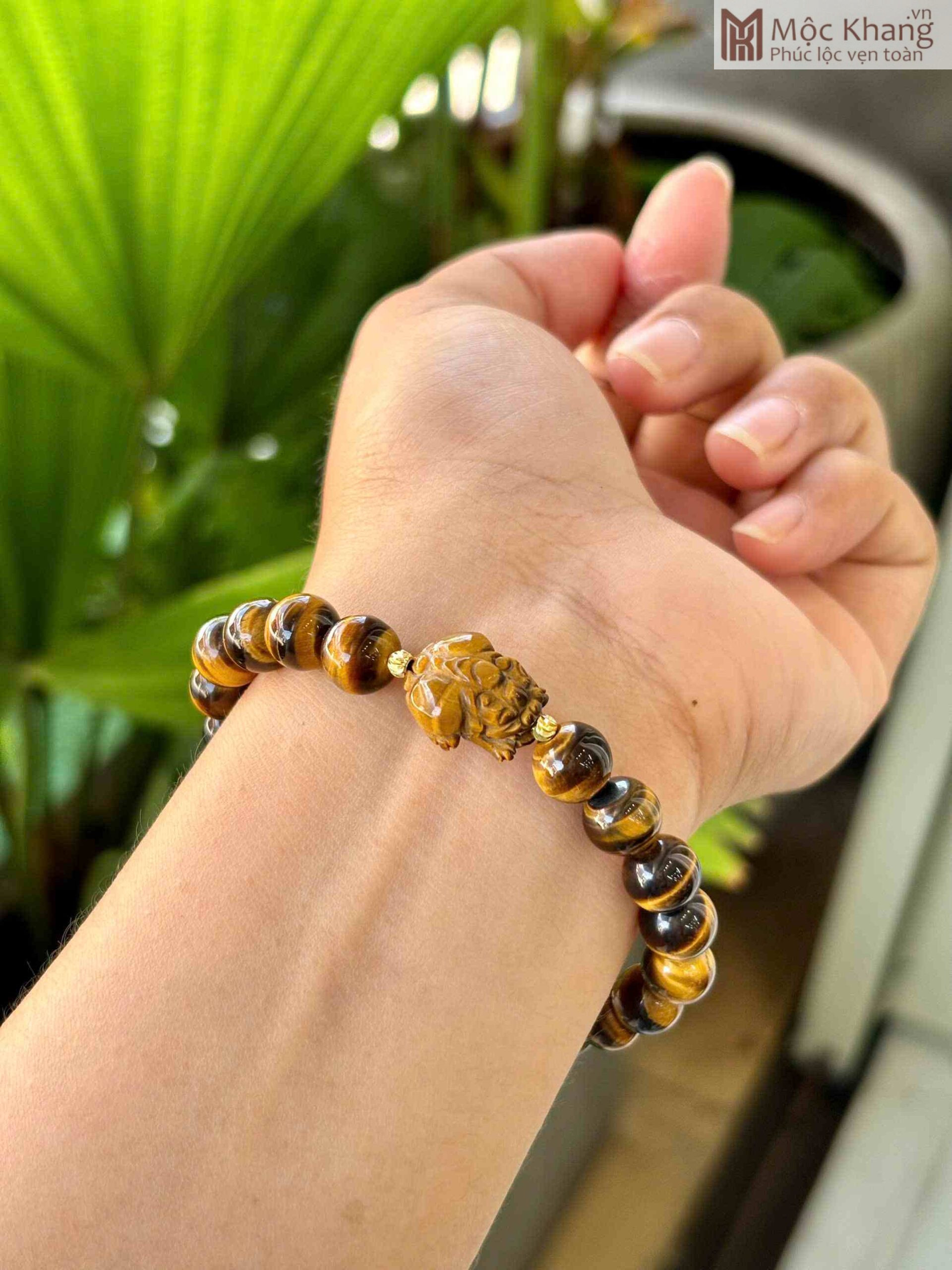 Vòng Tỳ Hưu Đá Mắt Hổ Nâu Hạt 8.5 (mm) (4)_4 Vòng Tỳ Hưu Đá Mắt Hổ Nâu Hạt 8.5 (mm)