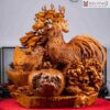Tượng Chim Công Gỗ Tử Đàn Cao 15 (cm)