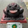 Tượng Thiềm Thừ Gỗ Trắc Đỏ Đen Cao 30 (cm)