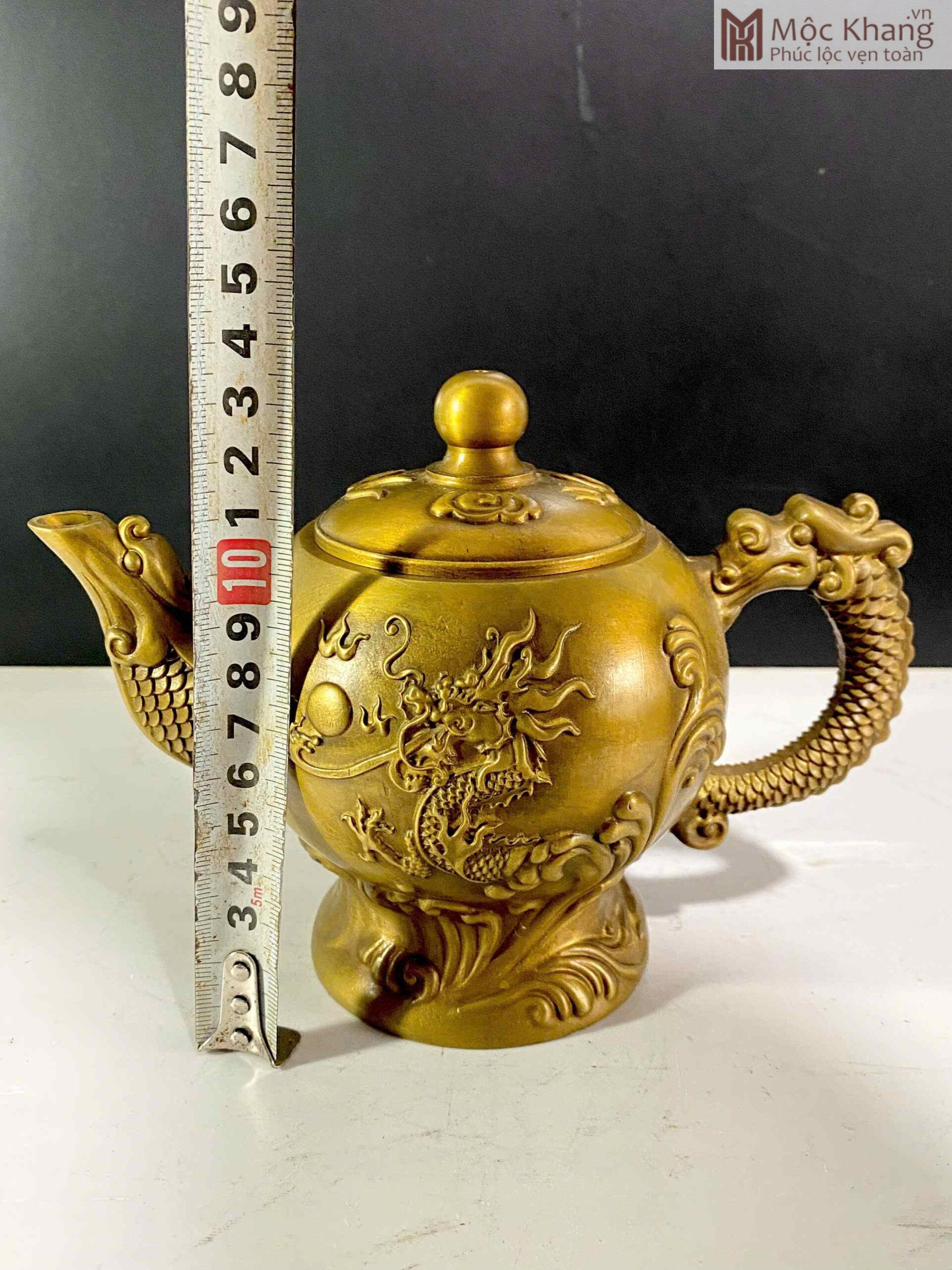 Ấm Rồng Đồng Nguyên Chất Cao 13 (cm) (6)_6 Am Rong Dong Nguyen Chat Cao 13 cm 6 6 scaled