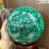 Bi Cầu Đá Khổng Tước ( Malachite) Đường Kính 20 (cm)