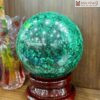 Bi Cầu Đá Khổng Tước ( Malachite) Đường Kính 20 (cm)