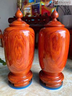 Cặp Chum Chóe Gỗ Cẩm Cao 71 (cm)