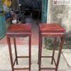 Cặp Đôn Vuông Gỗ Cẩm Cao 98 (cm)