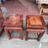 Cặp Đôn Vuông Gỗ Cẩm Lai Cao 58 (cm)