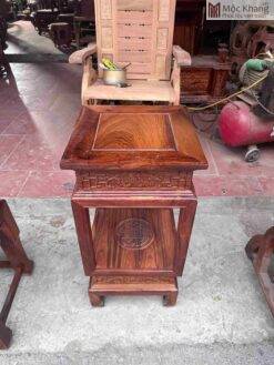 Đôn Đèn Gỗ Cẩm Cao 79.5 (cm)