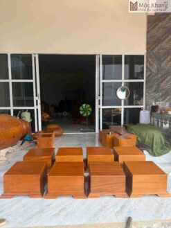 Đôn Gỗ Ngọc Am Nguyên Khối Cao 25 (cm)