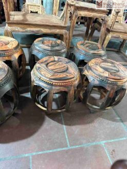 Đôn Gỗ Trắc Việt Cao 41 (cm)