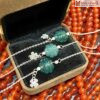 Mặt Trang Sức Lam Ngọc Mix Charm Bạc s925