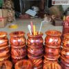 Ống Bút Gỗ Trắc Cao 15 (cm)