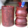 Ống Bút Gỗ Trắc Cao 15 (cm)