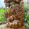 Phu Thê Viên Mãn Gỗ Bách Xanh Cao 88 (cm)