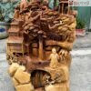 Tiểu Cảnh Làng Quê Gỗ Hương Cao 46 (cm)