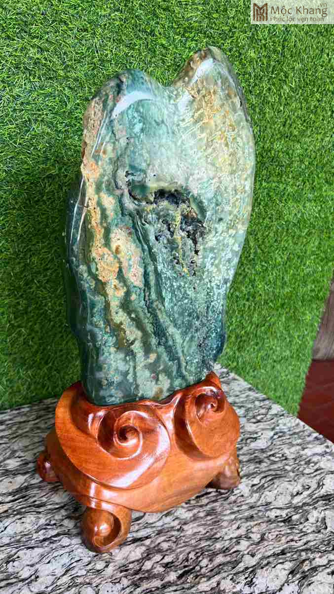 Trụ Đá Canxedon Xanh Cao 50 (cm) (3)_3