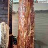 Trụ Đá Gỗ Hóa Thạch Đỏ Cao 200 (cm)