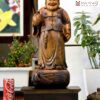 Tượng Cụ Thương Gia Gỗ Bách Xanh Cao 60 (cm)