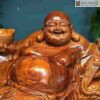 Tuong Phat Di Lac Ngoi Go Huong Cao 55 cm 6 6