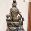 Tượng Quan Âm Ngồi Tự Tại Gỗ Mun Cao 62 (cm)