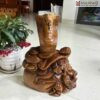 Tượng Rắn Gỗ Ngọc Am Cao 39 (cm)