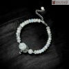 Vòng Tay Đá Moonstone Mix Charm Bạc
