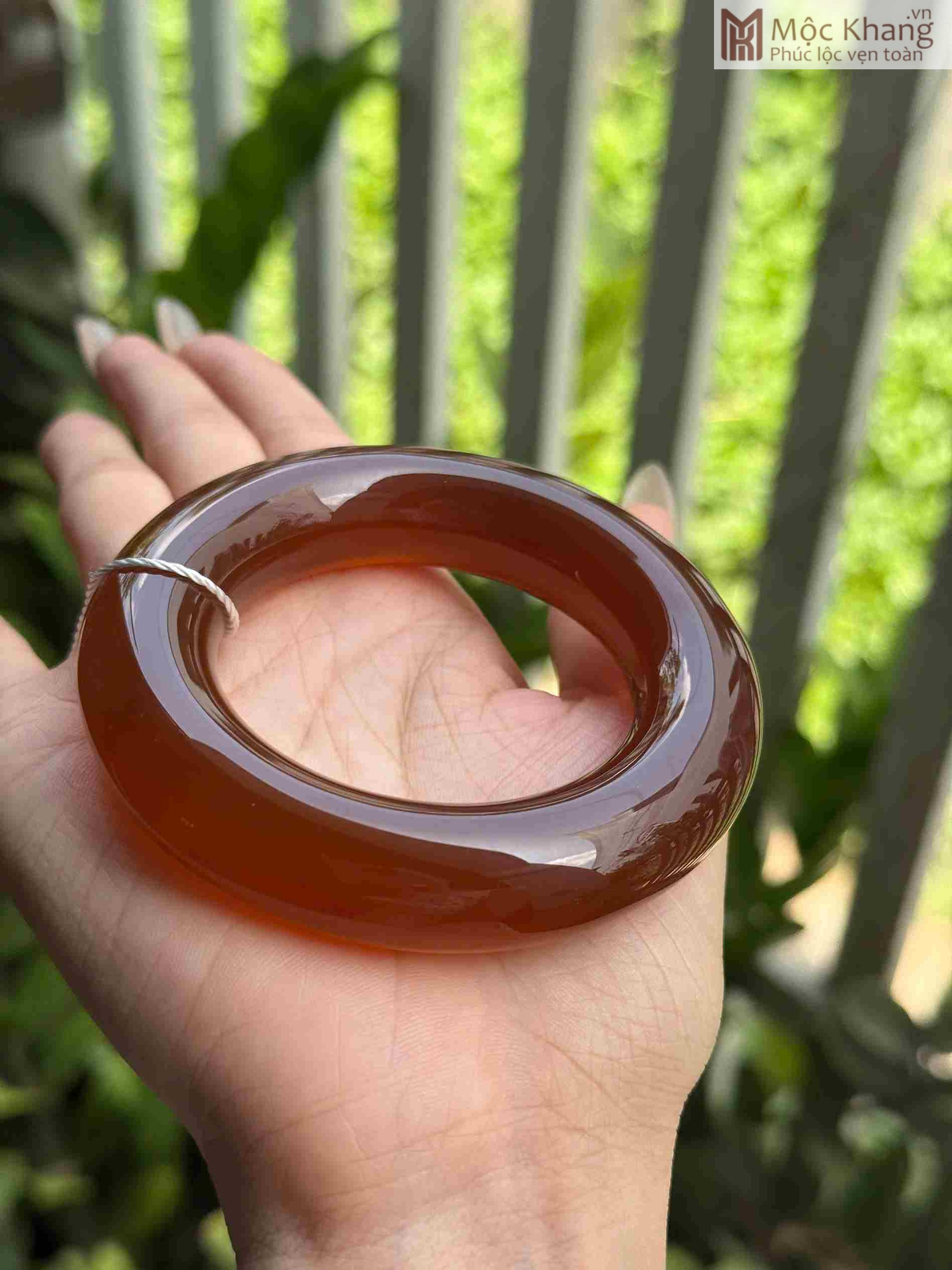 Vòng Tay Mã Não Đỏ Nâu Ni 51.5 (mm) (1)_1 Vòng Tay Mã Não Đỏ Nâu Ni 51.5 (mm)