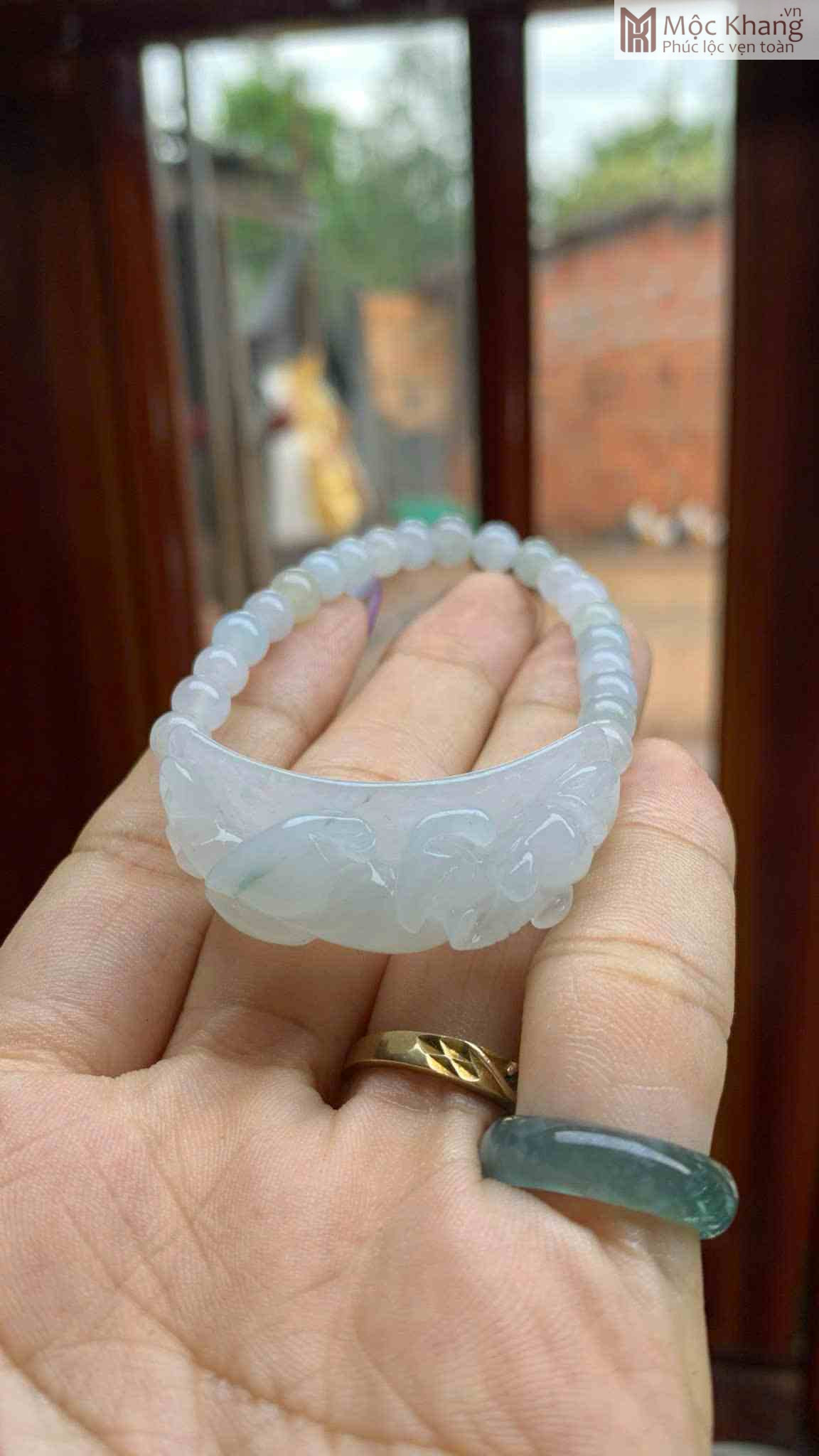 Vòng Tay Tỳ Hưu Băng Cẩm Thạch Ni 40.7 (mm) (6)_6 Vong Tay Ty Huu Bang Cam Thach Ni 40.7 mm 6 6