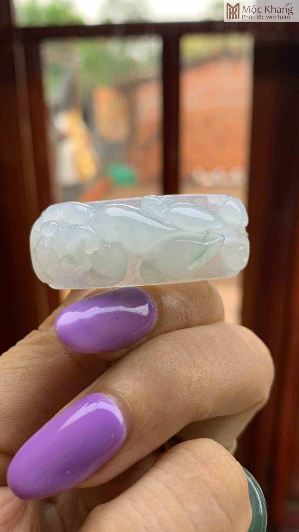 Vòng Tay Tỳ Hưu Băng Cẩm Thạch Ni 40.7 (mm) (7)_7 Vòng Tay Tỳ Hưu Băng Cẩm Thạch Ni 40.7 (mm)