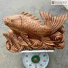 Tượng Cá Xiêm Gỗ Ngọc Am Cao 51 (cm)