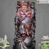 Tượng Thần Tài Quan Gỗ Trắc Cao 51 (cm)