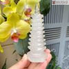 Bảo Tháp Văn Xương Thạch Anh Trắng Cao 12.3(cm)