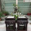 Cặp Đôn Sen Cá Gỗ Gụ Cao 60(cm)