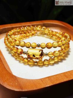 Chuỗi Hổ Phách Hạt 6(mm)