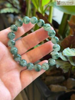 Chuỗi Hoa Bay Ngọc Jadeite Hạt 10(mm)
