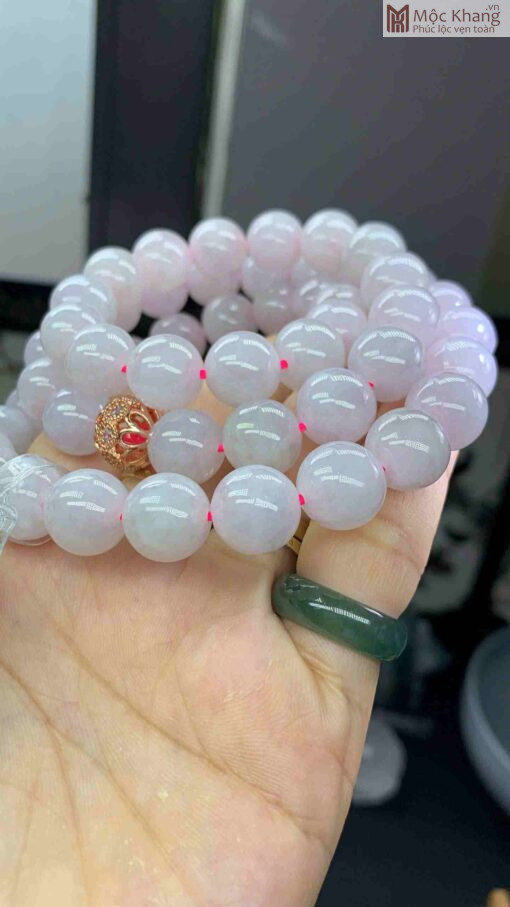 Chuỗi Quấn Ngọc Cẩm Thạch Hạt 12(mm)
