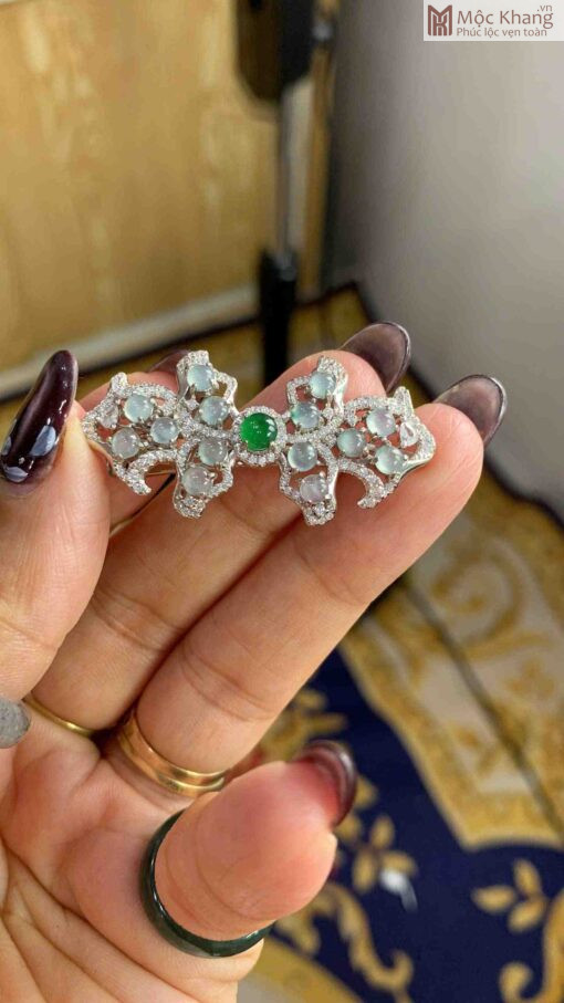 Kẹp Tóc Ngọc Cẩm Thạch Dài 43.2(mm)