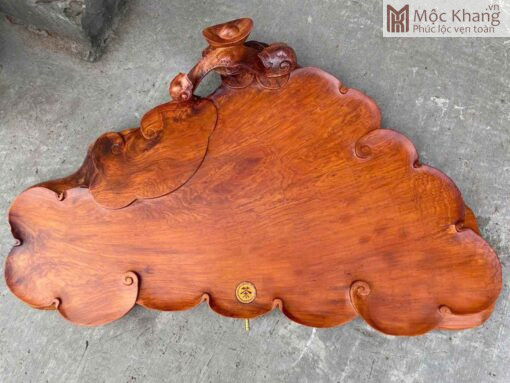 Khay Trà Như Ý Cát Tường Gỗ Hương Dài 100(cm)