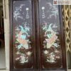 Tranh Cá Chép Khảm Ốc Gỗ Gụ Cao 107(cm)