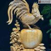 Tượng Gà Gỗ Ngọc Am Cao 63(cm)