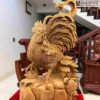 Tượng Gà Gỗ Ngọc Am Cao 64(cm)