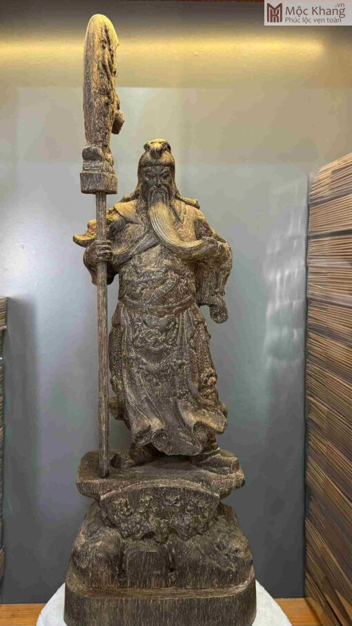 Tượng Quan Công Trầm Hương Cao 70(cm)