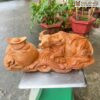 Tượng Trâu Gỗ Ngọc Am Ngang 46(cm)