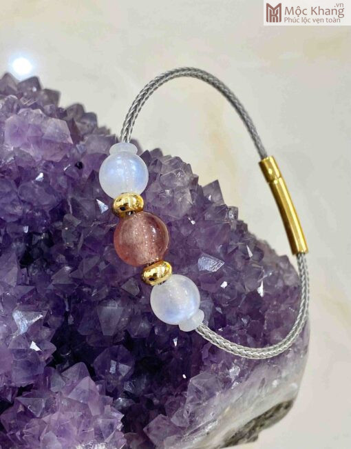 Vòng Cáp Thạch Anh Dây Tây Mix Moon