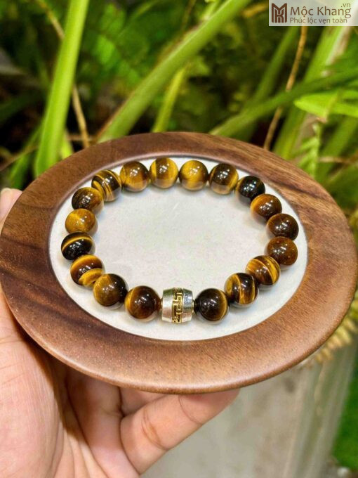 Vòng Mắt Hổ Nâu Hạt 10(mm)