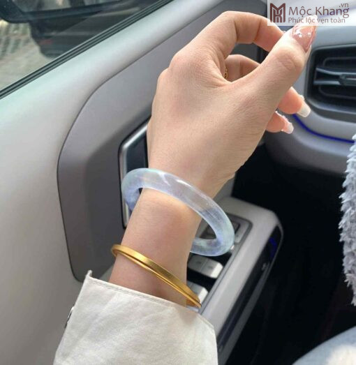 Vòng Tay Đá Aquamarine Ni 51(mm)